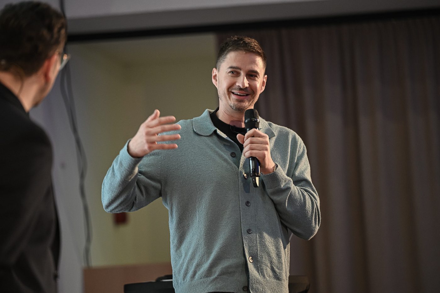 Speaker auf der Bühne